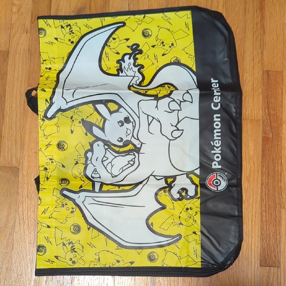 Pokemon Centre Exclusive - Medium Sized Pikachu / Charizard Bag - Unused